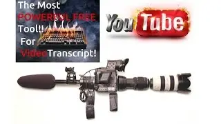 how to transcript youtube video