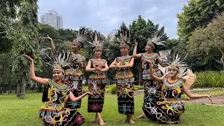 HD Tari Dayak Kalimantan | tari Flying High (Eka Poetra) by Adryani Siadari