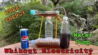 Free Energy PEPSI Auto Water Pump - DIY