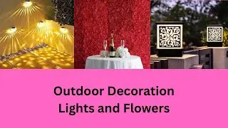 Outdoor home decoration lights|Flowers|solar lights#amazon#holistichome