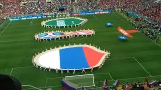 Россия - Саудовская Аравия. Церемония открытия Чемпионата Мира по футболу 2018 в России.