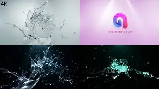 5 Best Elegant Water Drops Logo Reveal After Effects Templates