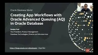 Creating App Workflows with Advanced Queuing in Oracle Database 19c
