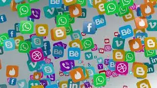 Social Media Background Video Effect | Social Icons Effects | RTechyTalk