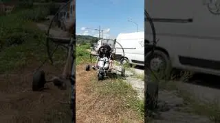 Comelli Ballistic Reserve Deployment on Fly Products Xenit Paramotor Trike  #paramotor #flying