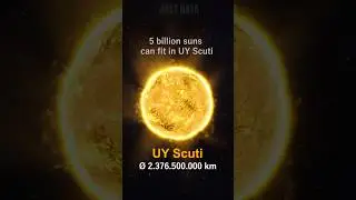 Sun - UY Scuti - TON 618 #space #science