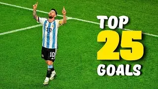 Lionel Messi - Top 25 Goals For Argentina. HD