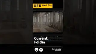 UE5 QuickTip - Current folder. Follow me for more daily QuickTips.