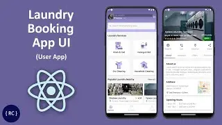 Multi Vendor Laundry Booking App Template | Laundry Delivery App | React Native | User App