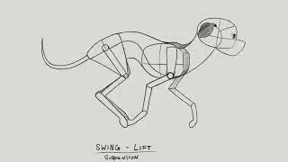 Quadruped Single Suspension Gallop ( on 2s progress update)