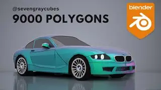 HOW TO make car in Blender - Dot method