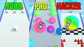 Ball Run 2048 Gameplay 17 Min
