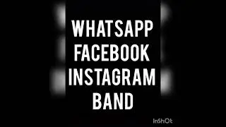 whatsapp band||facebook band|| instagram band|| WhatsApp is not working