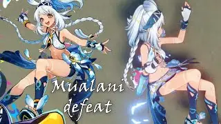 Mualani defeated - Genshin Impact (English voice)