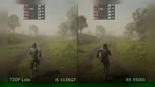 Intel Core i5 1135G7 vs AMD Ryzen 5 5500U