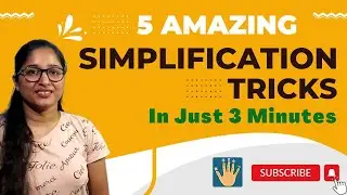 Simplification Tricks and Questions | All Tricks and concepts of #simplification in one video #maths