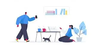Remote Work - Scene Situation | After Effects Templates - Motion Array