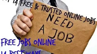 Top 14 Free & Trusted Online Jobs [2015] | Subtitles ON | HD