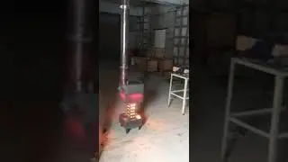 Печь на отработке с водяным контуром
