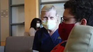 COVID-19 vaccine clinic at the UC Davis MIND Institute