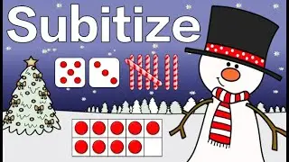 Subitize to 10 Christmas Brain Break