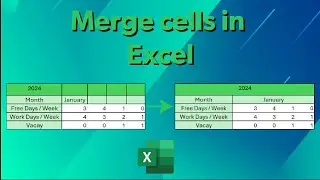 How to Merge Cells in Excel | Easy Step-by-Step Tutorial 2024