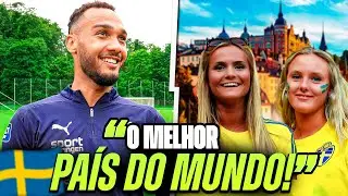A VIDA DE LUXO DOS JOGADORES BRASILEIROS NA SUÉCIA!
