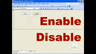 Enable and Disable Controls in Access ~ DataPig