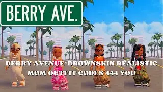 BERRY AVENUE CODES CLOTHES* Brownskin Realistic Mom Outfit Codes Pt1 *Blush Fashion Doll