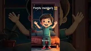 Family Members for Kids 👨‍👩‍👧‍👦 | Learn English Vocabulary 