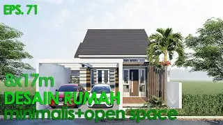 (EPS.71) design rumah minimalis 8X17, 2+1 kamar tidur | Bp. Danu TM, Tangerang, Banten | home tour