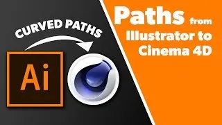C4D Tutorial - Import paths/splines from Adobe Illustrator into Cinema 4D
