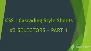 CSS Tutorial | Selectors | Part 1