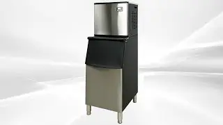 Commercial Ice Maker 360lbs/24H, Industrial Modular Stainless Steel Ice Machine HZB 160F