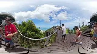 Langkawi Sky Way Observation Deck 250524 -  walk down (360 video)