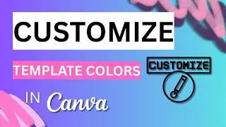 How to Change Template Background Color in Canva