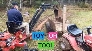 Towable Backhoe/Excavator Toy or Tool EP.59