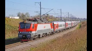 Электровоз ЭП20-059 с поездом № 11 Анапа - Москва
