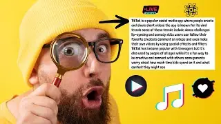 Add Punctuation to a Paragraph About TikTok!
