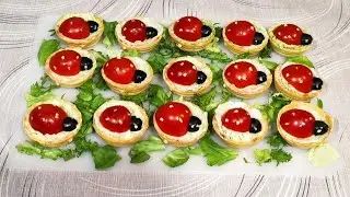 🌟👩‍🍳 Вкусные Тарталетки "Божья Коровка" - Оригинальный Рецепт! 🌟