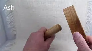 Tok-Sen sound for different woods (Acacia, Oak, Ash, Maple)