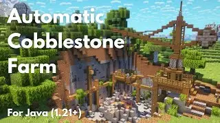 AUTOMATIC COBBLESTONE FARM | Minecraft Tutorial | Java 26.1