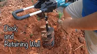 Using Makita’s 40v Auger for the first time
