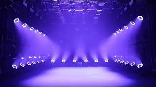 19 x 40w RGBW wash moving head with RDM