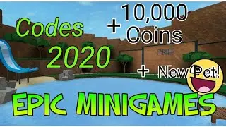 New Roblox Epic Minigames Codes September 2020 (+10,000 Coins) (+New Pet)