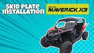 Установка защиты Can-Am Maverick X3 -- Skid plate installation Can-Am Maverick X3