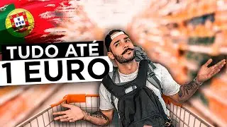 SUPERMERCADO COM 1 EURO EM PORTUGAL 🤑