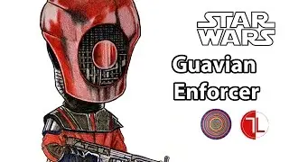 Star Wars: The Force Awakens - Guavian Enforcer Caricature - Speed Drawing