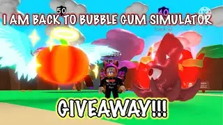 SECRET PET GIVEAWAY, I AM BACK TO BGS, AND I HIT 1,000 SUBS in Bubble Gum Simulator