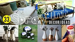33 Decor ideas with Spray Paint